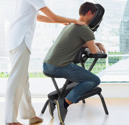 Fauteuil de massage portatif | Noir