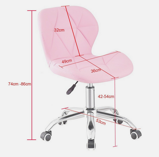 ErgoComfort Salon Chair | Pink