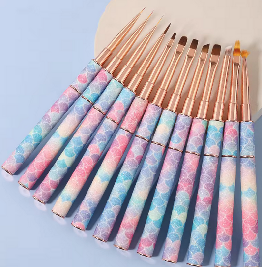 Pinceau pour Art des Ongles | 12 styles
