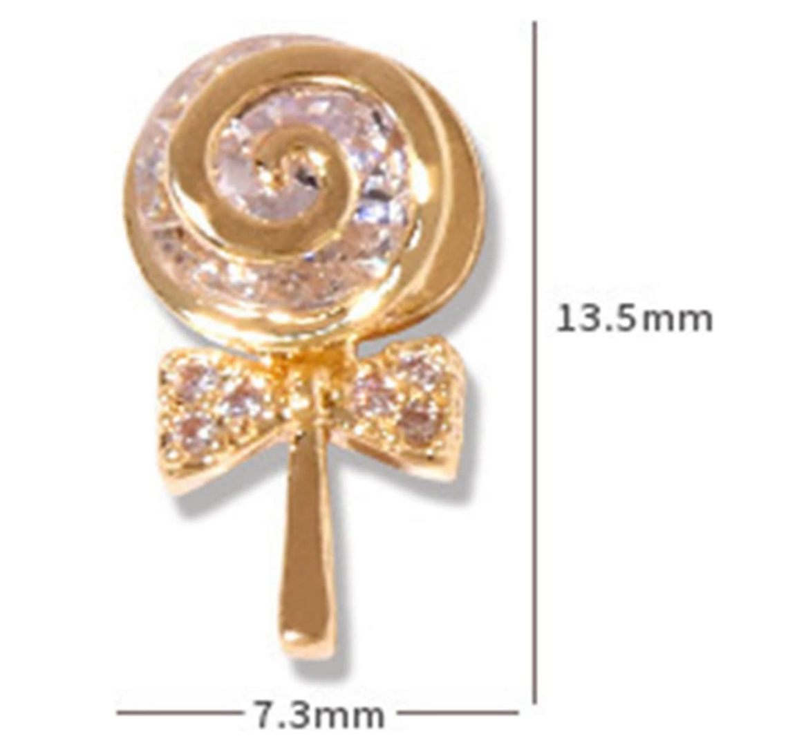3D Nail Fashion Jewelry | Lollipop Jewelry | K8-2452 & K8-2453 | Sold by the piece