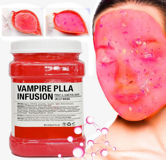 Masque Gelée Visage 650g | Infusion Vampire PLLA | Éclat & Vitalité