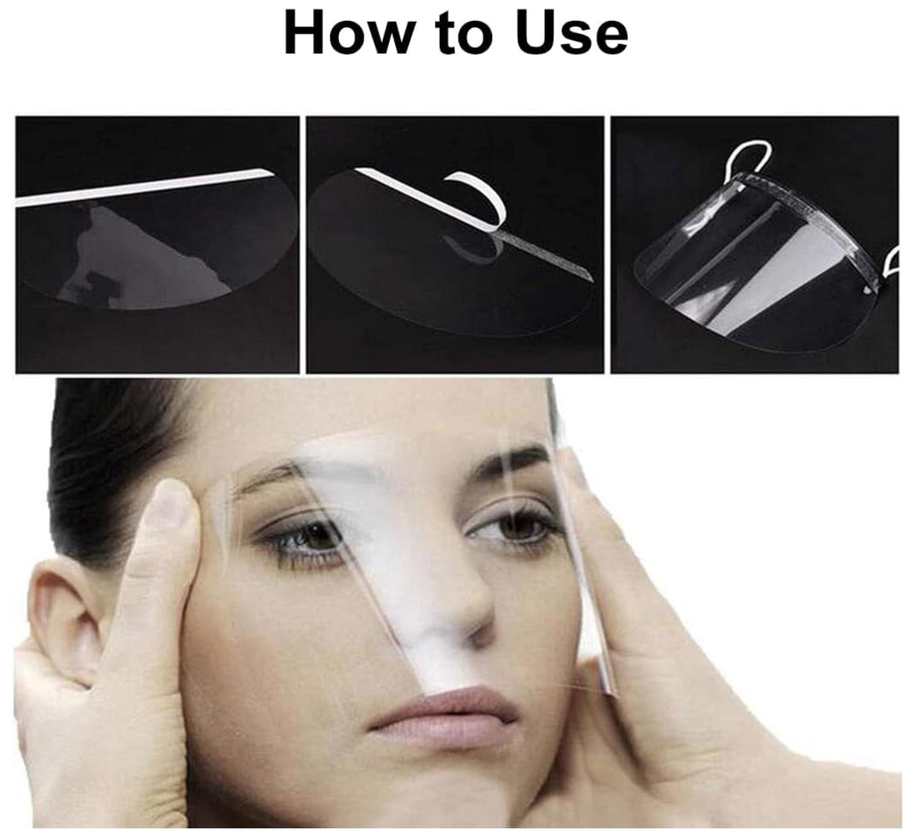 Transparent Eye Mask | for Barbers and Lash Technicians | 50pcs