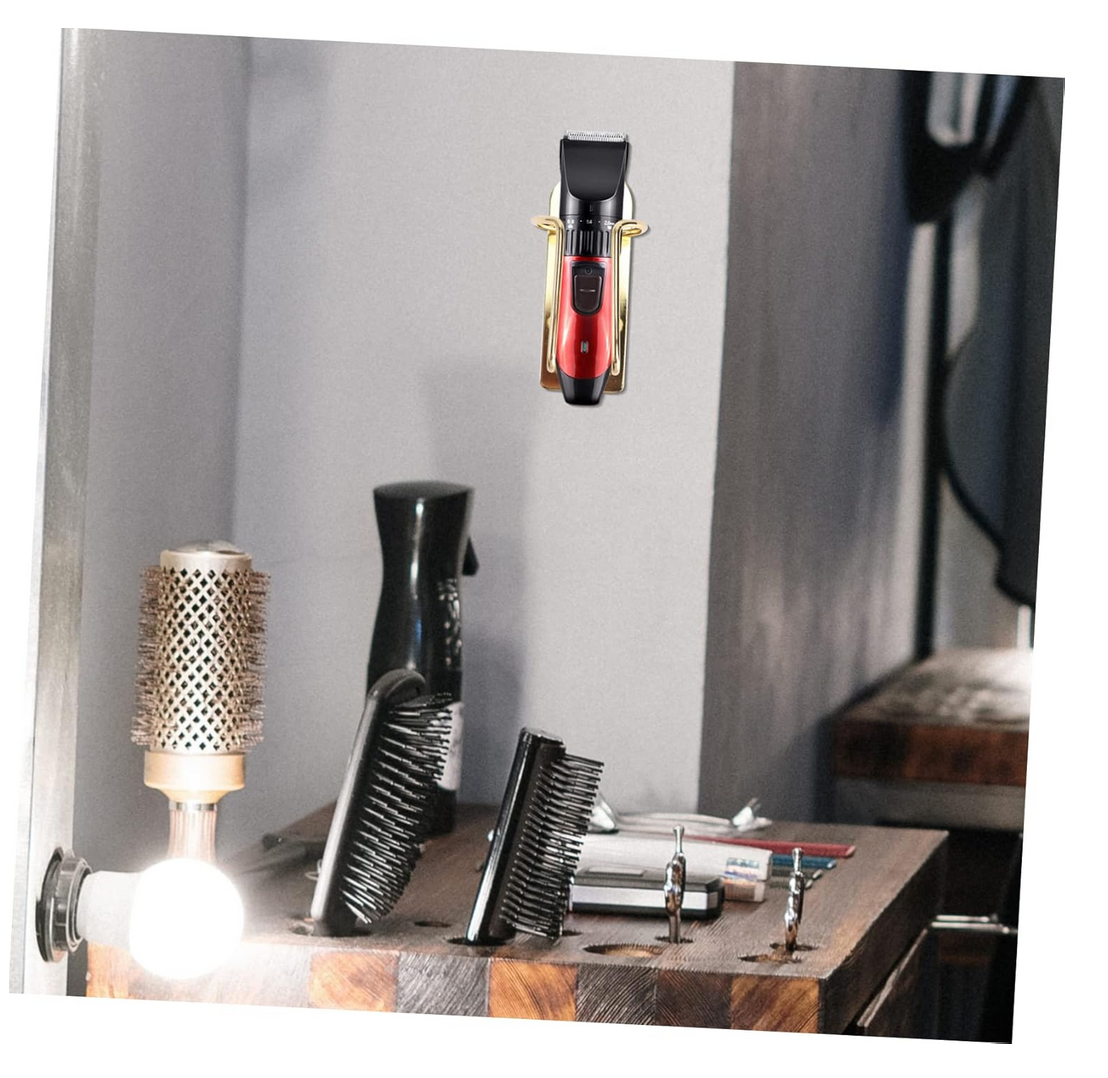 Support Mural pour Tondeuse avec Finition Dorée | 12,5x4,5x6 cm