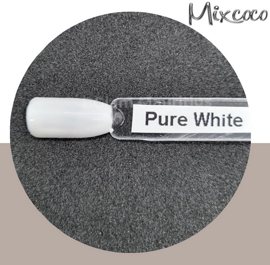 Mixcoco Soak-Off Gel Polish 7.5ml | Pure White