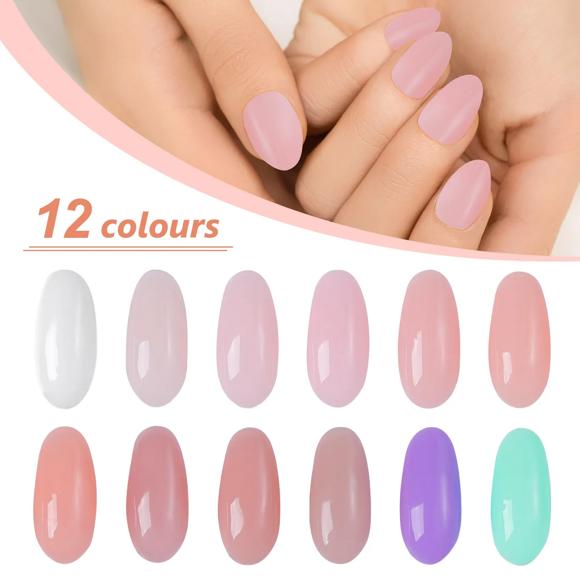 Mixcoco Soak-Off Gel Polish 15ml | French 02