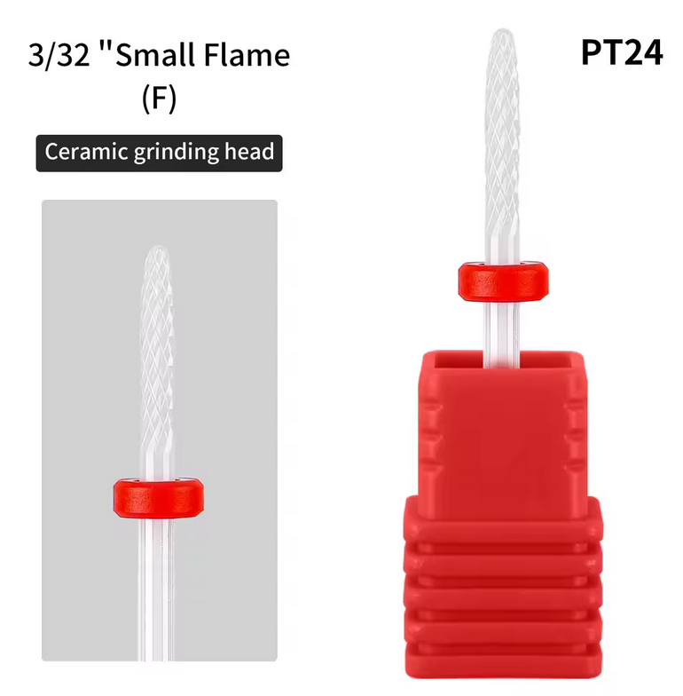 Ceramic Nail Drill Bit 3/32 - Small Flame