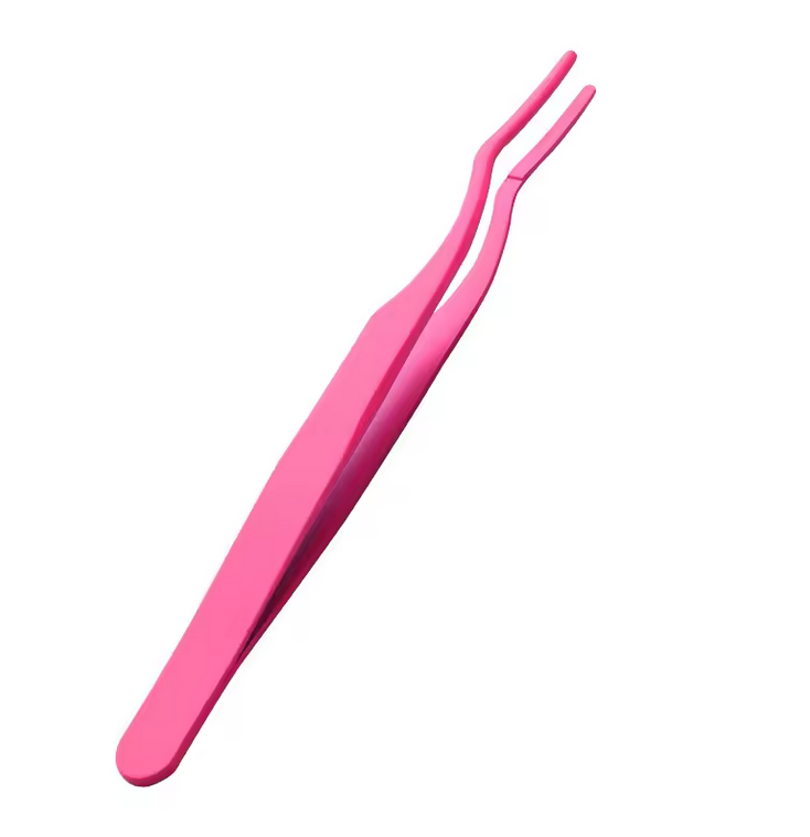Eyelash Applicator Tool | Professional Lash Tweezers with Comb Tip