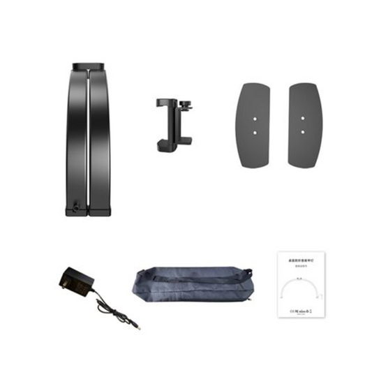 LED Professional Half-Moon Table Lamp | 308 Lamp Beads | 3000 to 6500K | Black or White