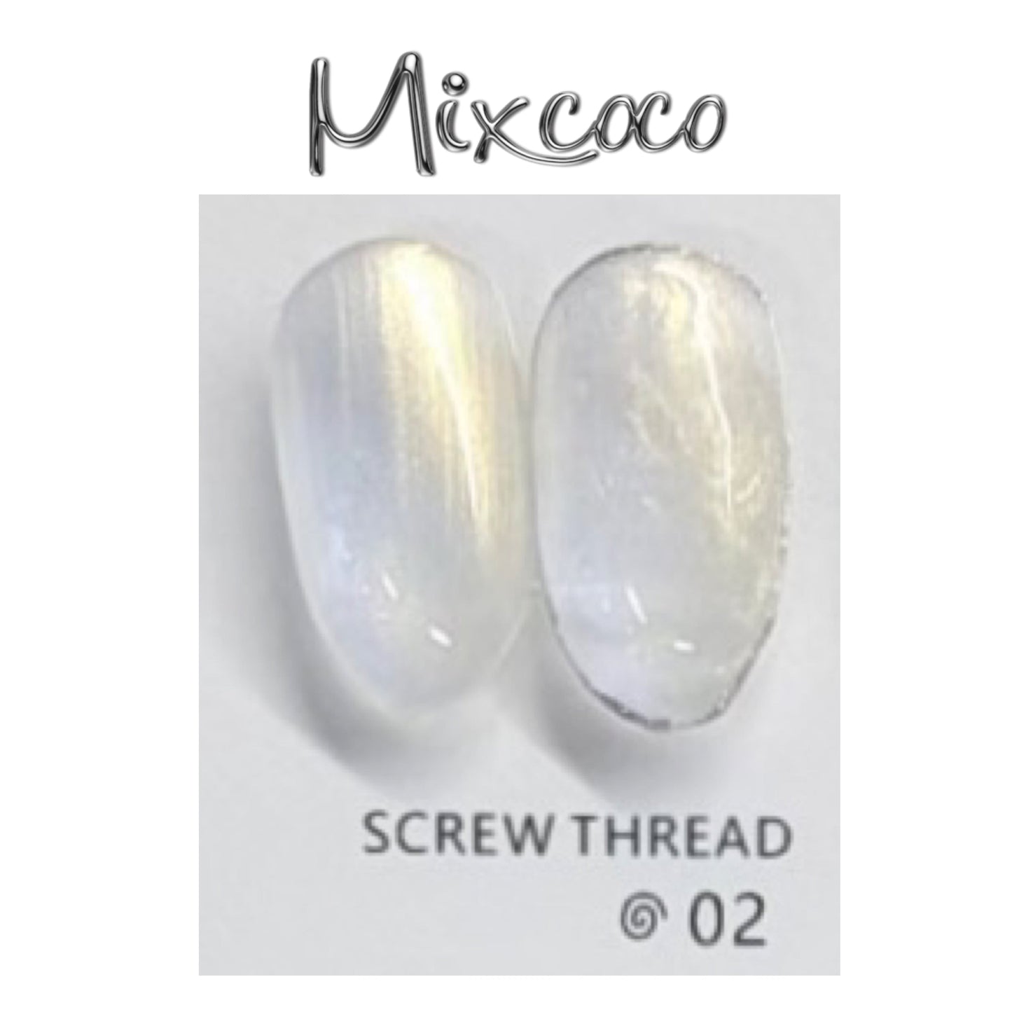 Mixcoco Soak-Off Gel Polish 15ml | Mermaid Collection | Screw Thread 02