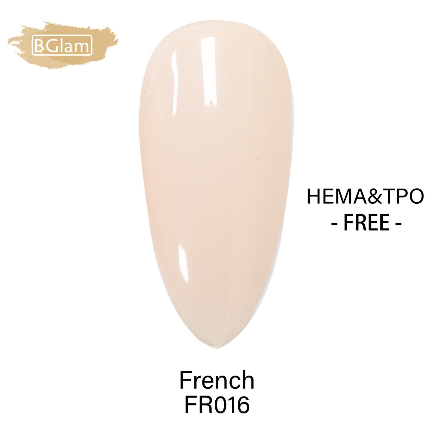 BGLAM Gel Polish 15ml | FR016 | French