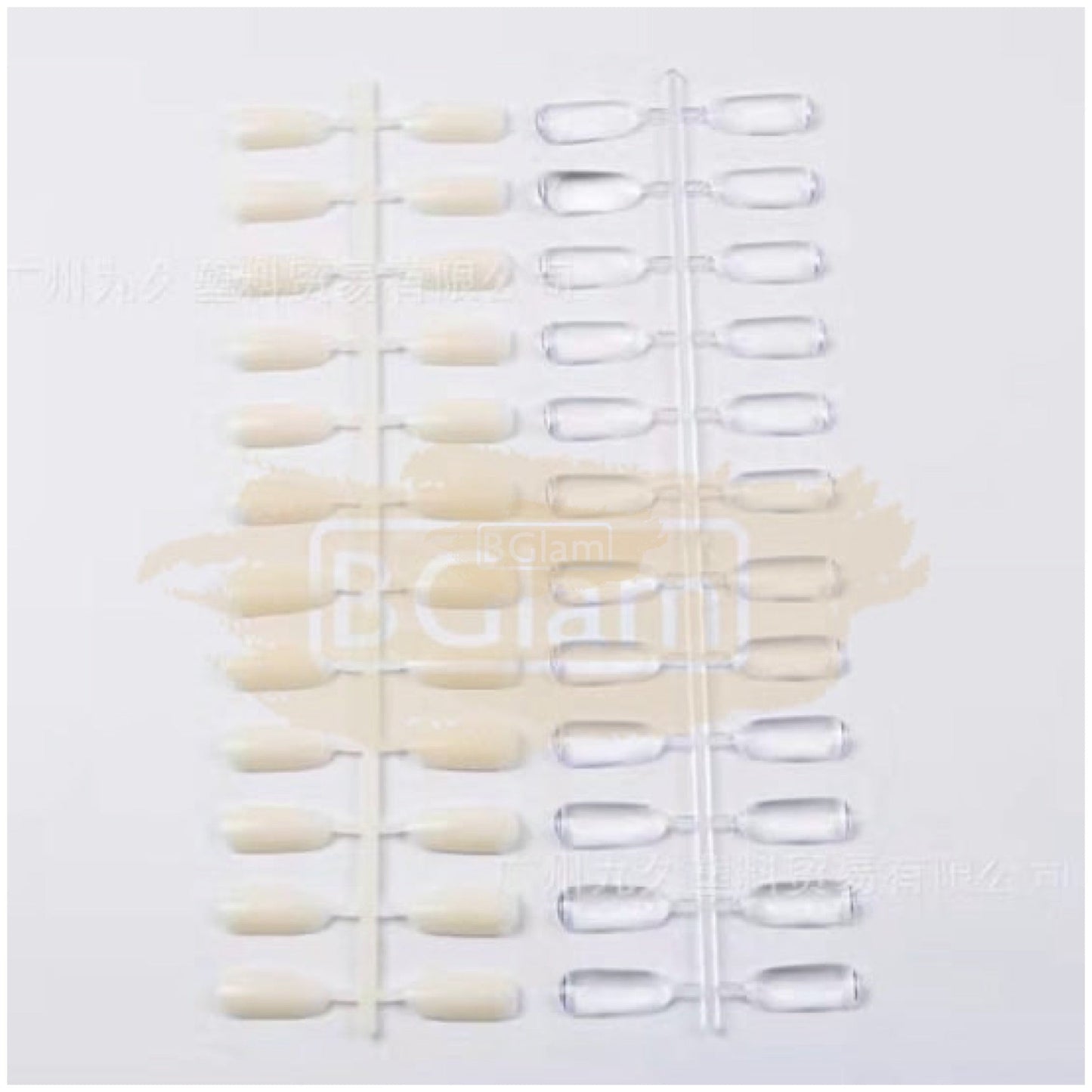 Big Nail Tips for Displays | 240 Tips | Clear