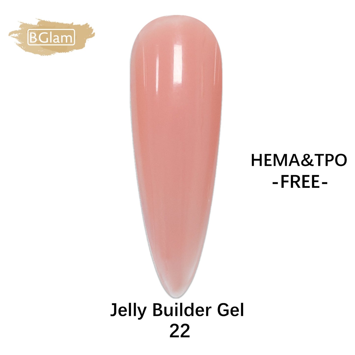 BGLAM Gel Polish 15ml | JBG22 | Jelly Builder Gel