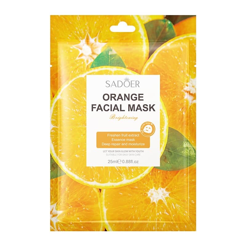 Masque Visage Orange | Éclat & Hydratation | 25ml