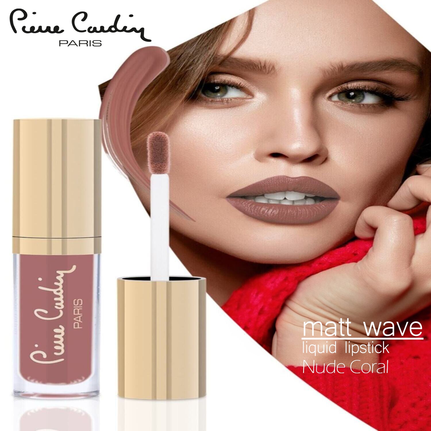 Pierre Cardin Matt Wave Liquid Lipstick – Ultra Long Lasting Nude Cora –  BGlam Reunion