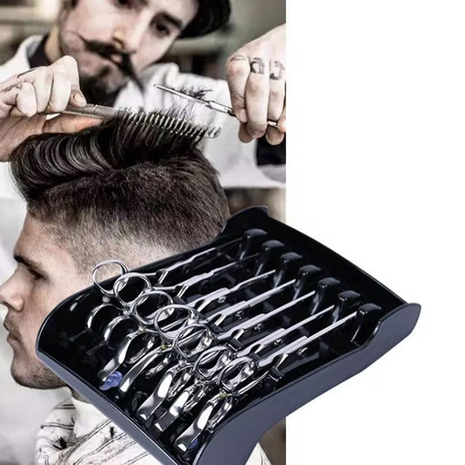 Organisateur de Ciseaux à Cheveux Doré pour Barbiers et Coiffeurs