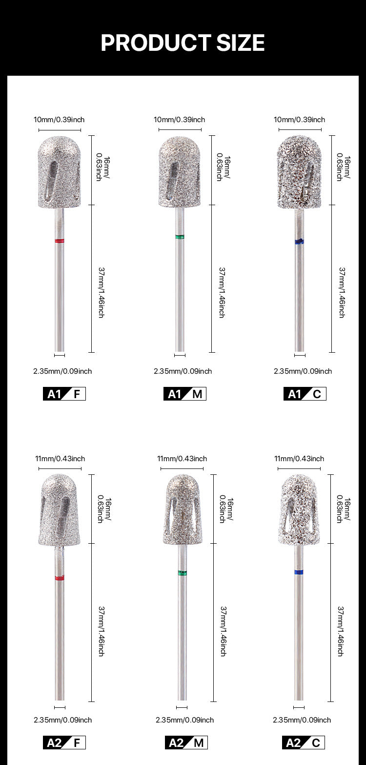 Professional Diamond Drill Bit for Pedicure