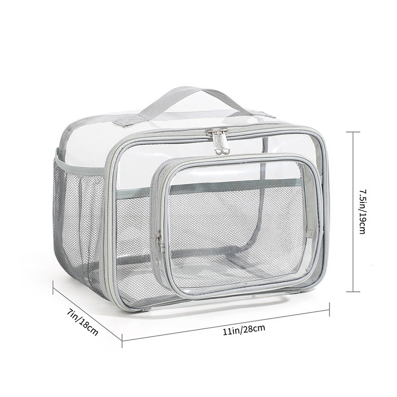 Clear Storage Bag 28 × 18 × 19 cm