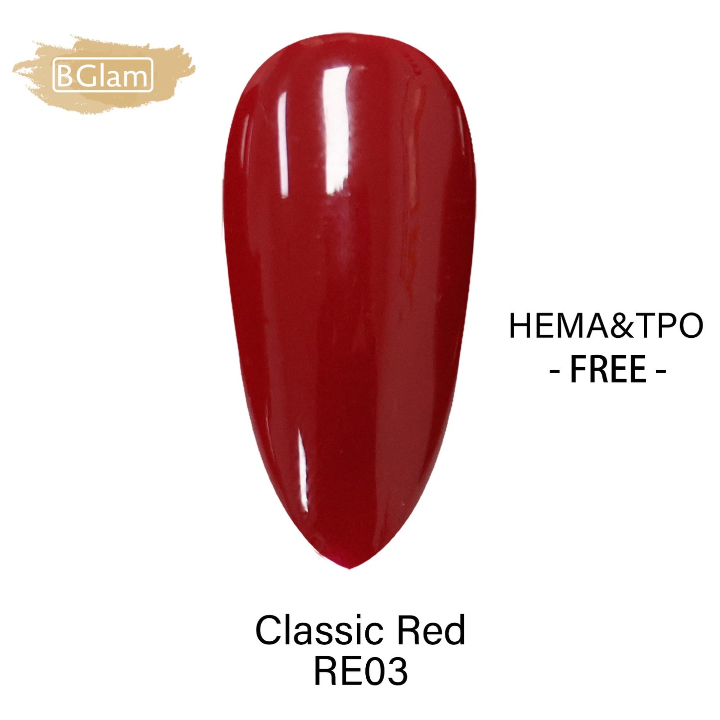 BGLAM Gel polish 15ml | Red 03