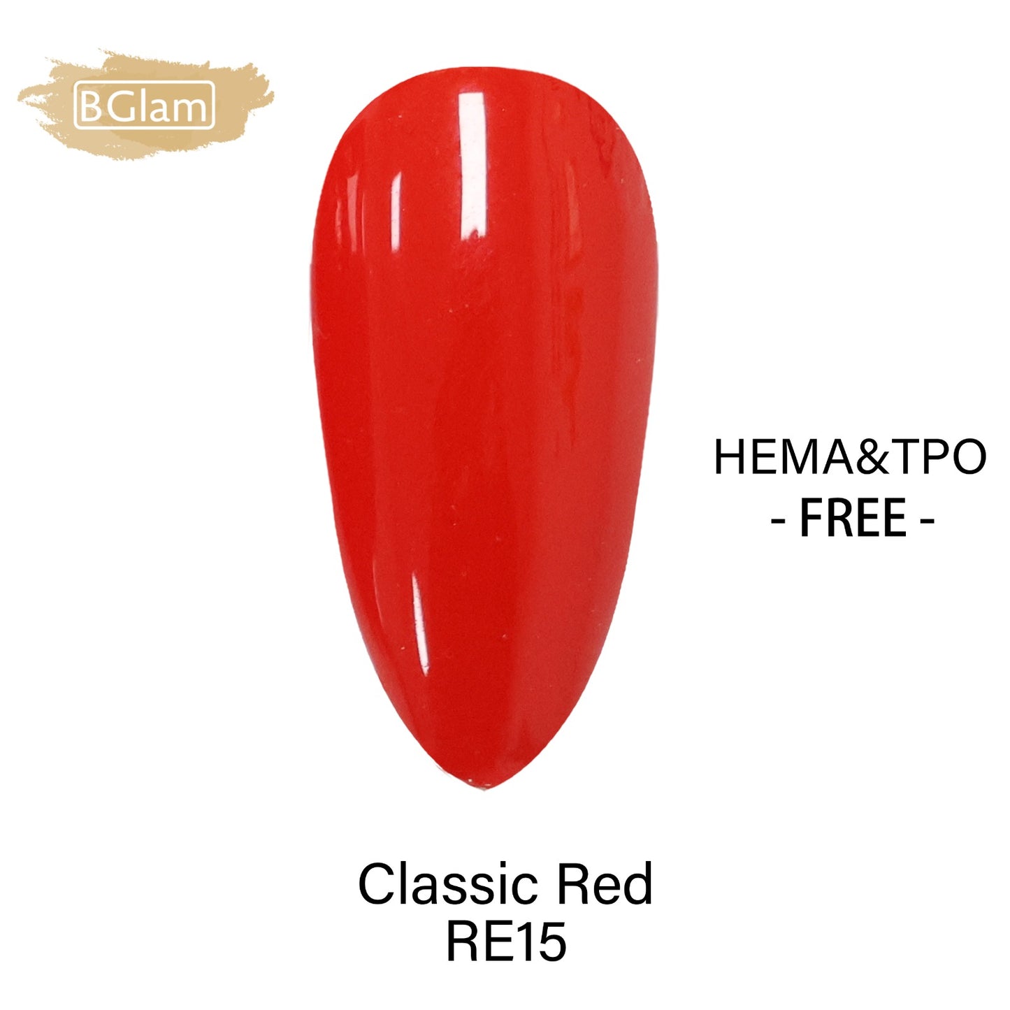 BGLAM Gel polish 15ml | Red 15