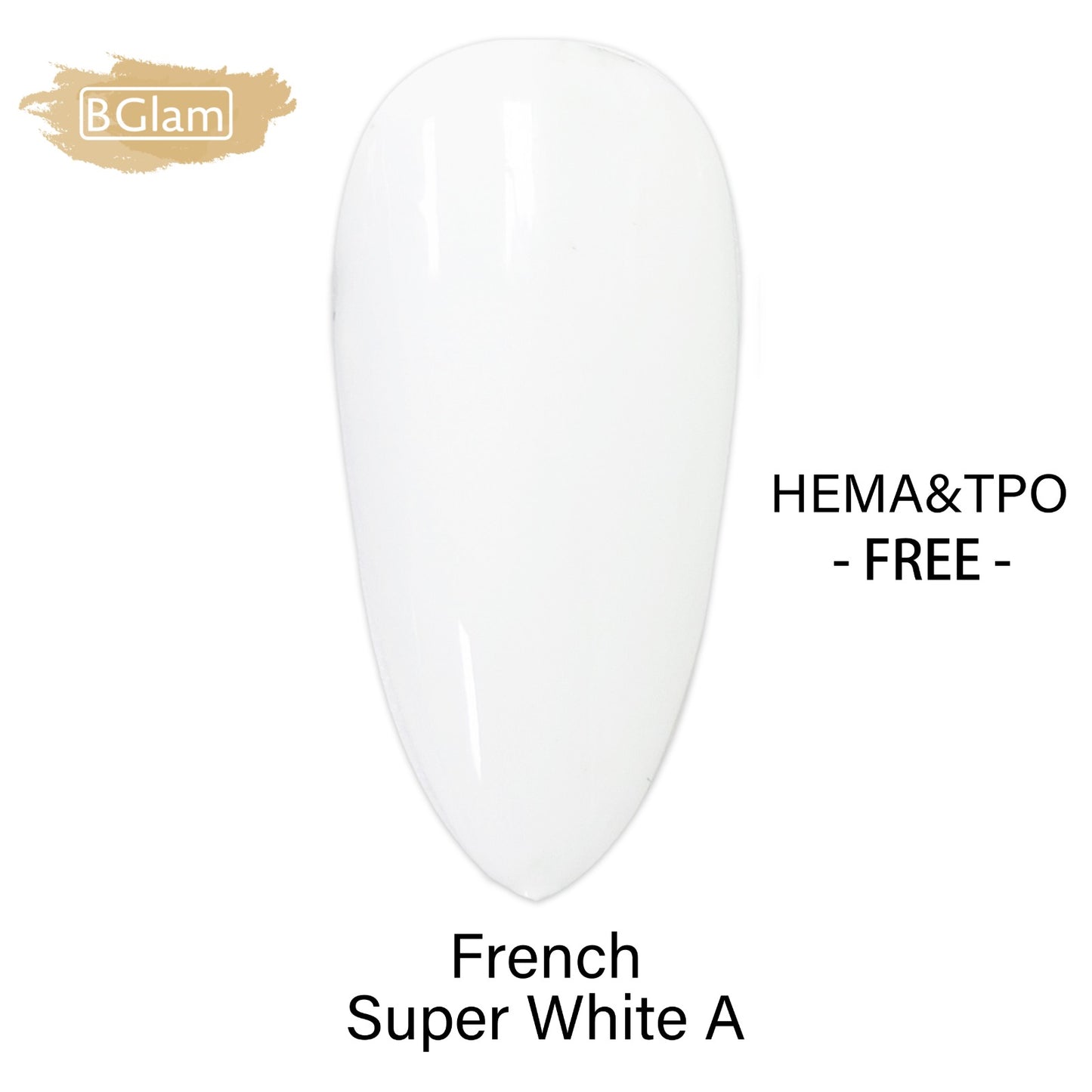 BGLAM Gel Polish 15ml | Pur White