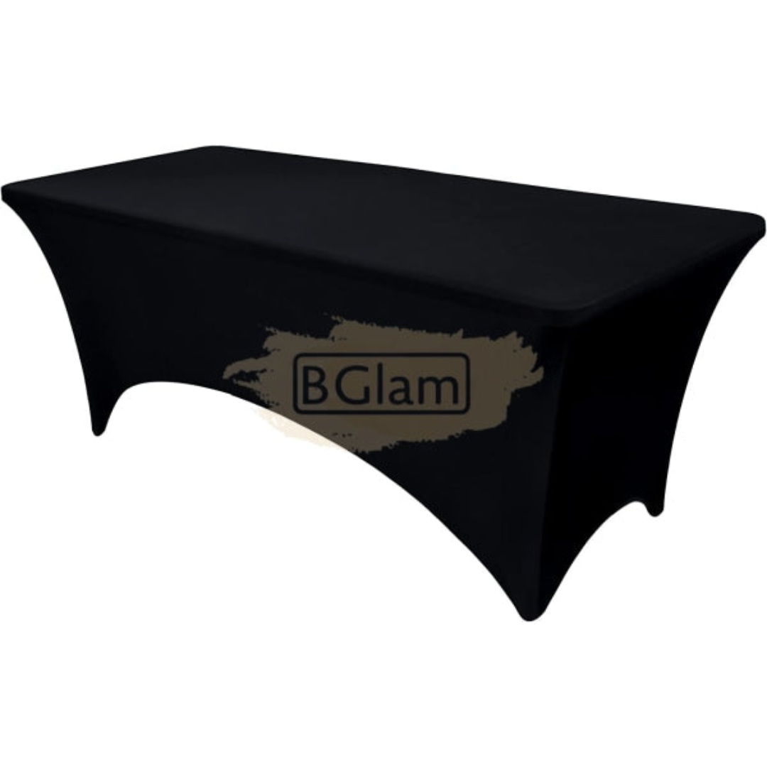 Stretch Fitted Cover for Portable Massage Spa Bed - Black