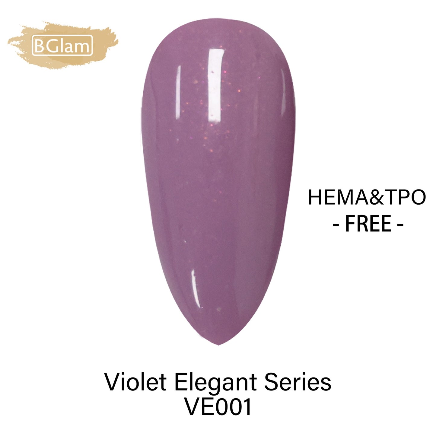 BGLAM Gel Polish 15ml | Violet | VE001