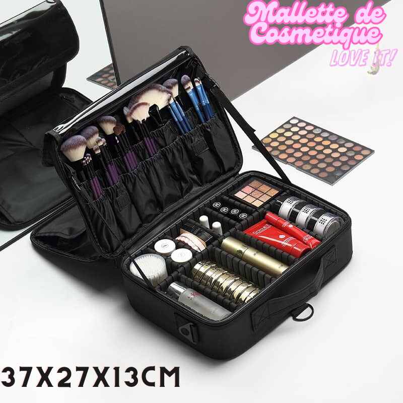 Cosmetic Bag | Black | 37x27x13cm