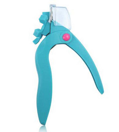Triple Cut Acrylic Nail Tip Cutter with Measuring dial and guard
