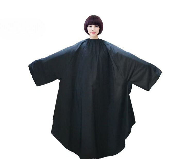Professional Waterproof Hairdressing Cape with Sleeves | Black