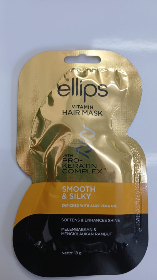 ELLIPS Hair Mask Keratin Smooth & Silky 18g Keratin Treatment