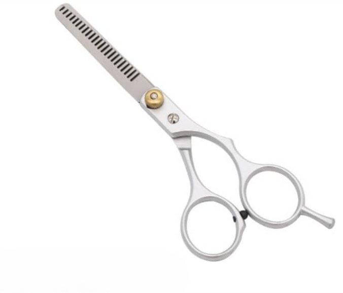 Barber Scissors | Hair Thinning Shears | 15.2cm | Silver