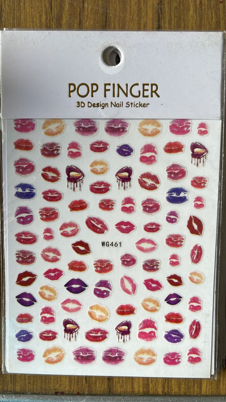 Nail Stickers | Hearts, Love & Lips | WG461