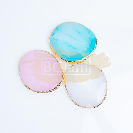 Resin Nail Art/Polish Mixing Palette - White Acrylic