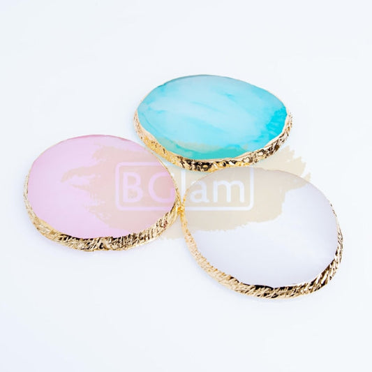 Resin Nail Art/Polish Mixing Palette - Pink Acrylic