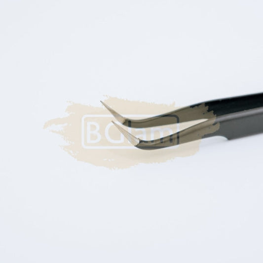 Hrc40 Anti-Static Stainless Steel Tweezers Black 120Mm - Esd-15 Lash Extension Accessories