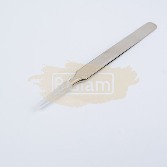 Hrc40 Anti-Static A Shape Stainless Steel Tweezers 110Mm Lash Extension Accessories