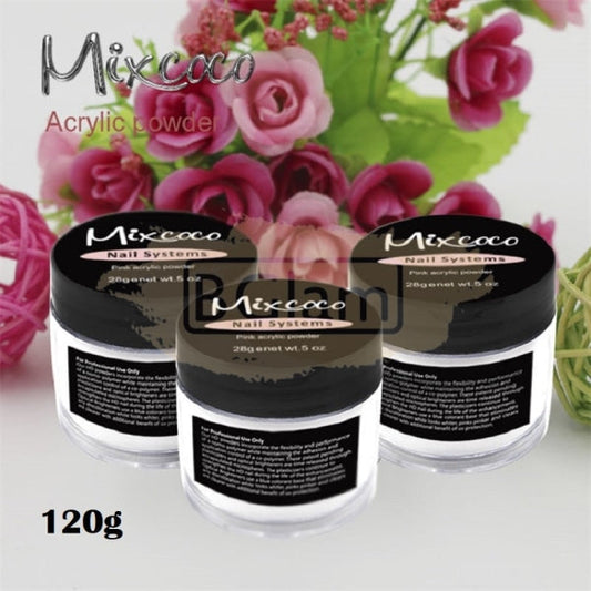 Mixcoco Acrylic Powder (120G) Available In 4 Colors Gel Nail Polish