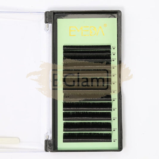 EMEDA Eyelash Extension | Easy Fan | 0.07 D Curl | Mixed 8-15mm