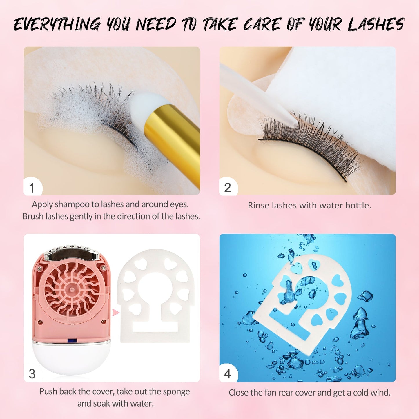 EMEDA 7-in-1 Lash Shampoo Cleansing Kit 100ml