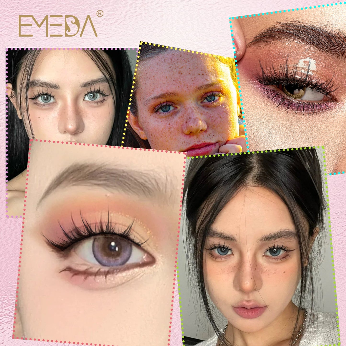 EMEDA DIY Lashes | D016 | 7 Rows | Mixed 11-14mm