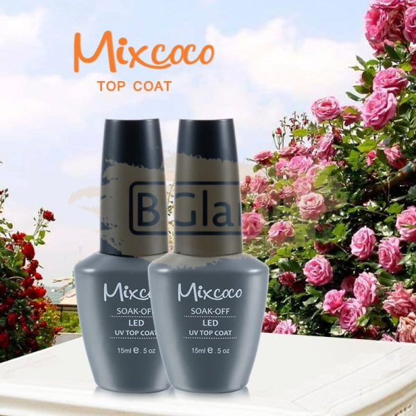 Mixcoco Soak-Off Uv No Wipe Top Coat For Gel Polish 7.5Ml Nail