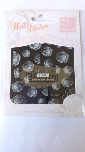 5D Embossed Nail Art Stickers - Jp 1025