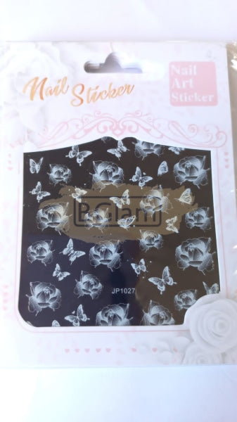 5D Embossed Nail Art Stickers - Jp 1027
