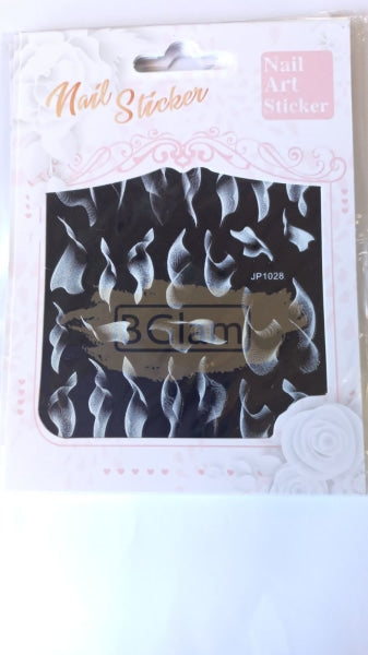 5D Embossed Nail Art Stickers - Jp 1028