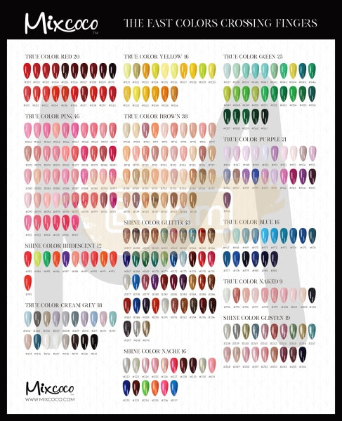 Mixcoco Soak-Off Gel Polish 15Ml - Shine Nacre 224 (Smc 113) Nail