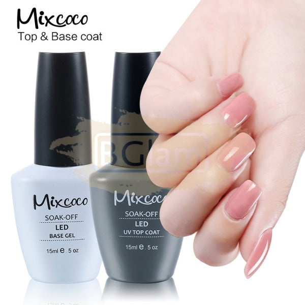Mixcoco Soak-Off Uv No Wipe Top Coat For Gel Polish 15Ml Nail