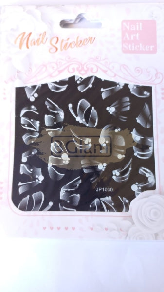 5D Embossed Nail Art Stickers - Jp 1030