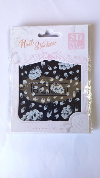 5D Embossed Nail Art Stickers - Jp 3007