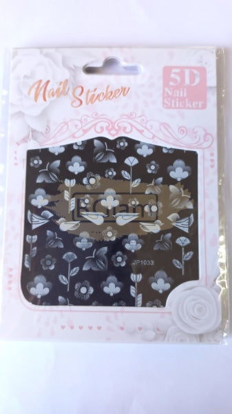 5D Embossed Nail Art Stickers - Jp 1033