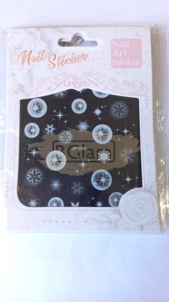 5D Embossed Nail Art Stickers - Jp 1034